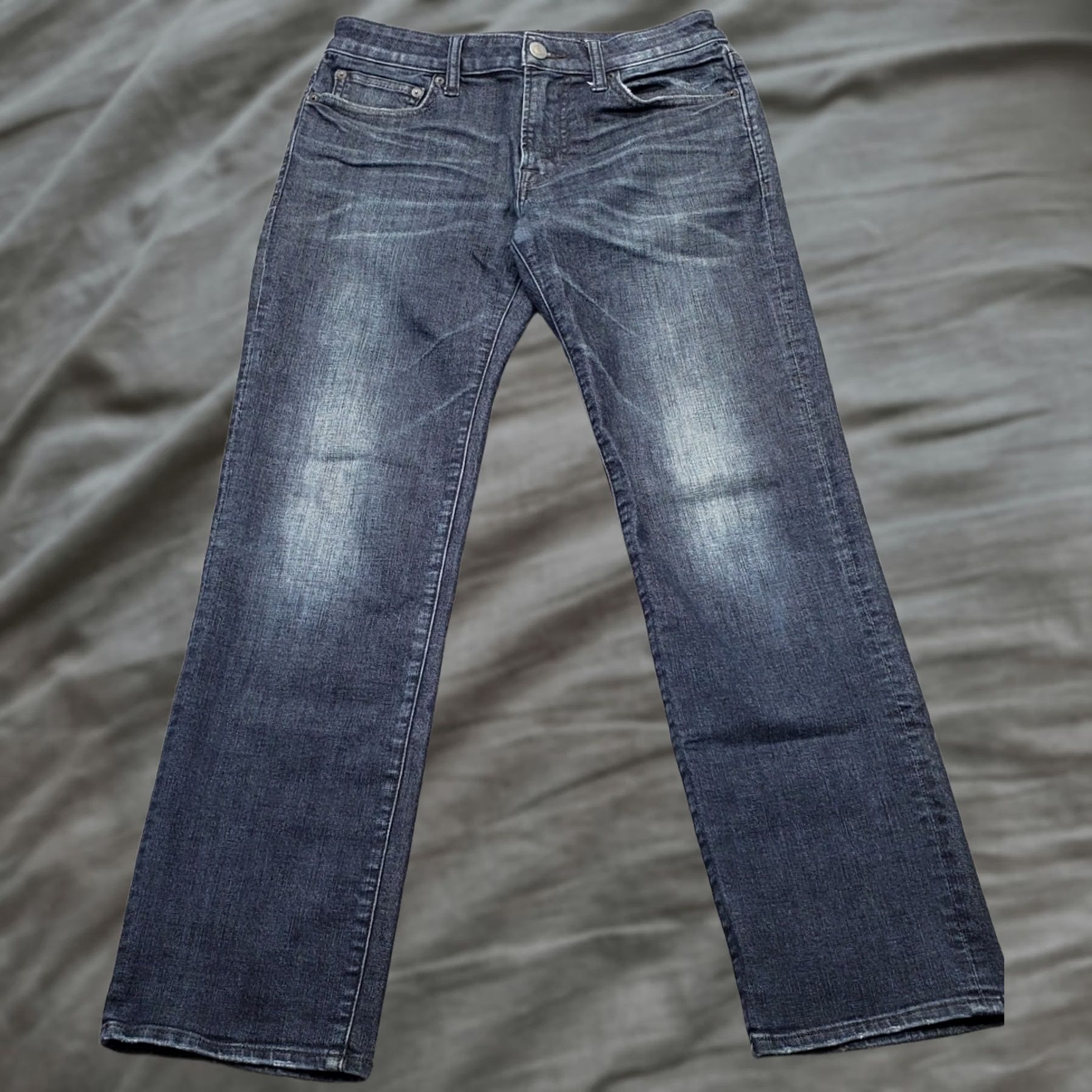 American Eagle Outfitters American Eagle Outfitters Jeans Mens 28/30 Blue Denim Straight Leg 5-Pocket Regular Waist 14.5" Inseam 28.75" CW Size US 28 / EU 44 - 1 Thumbnail