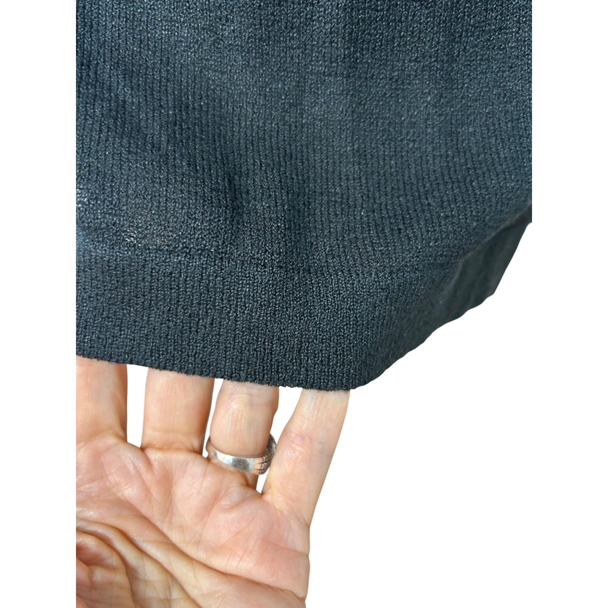 Pronto Uomo Pronto Uomo Men’s Vtg Black Sweater M Italy Collared 2- Butt Size US M / EU 48-50 / 2 - 13 Thumbnail