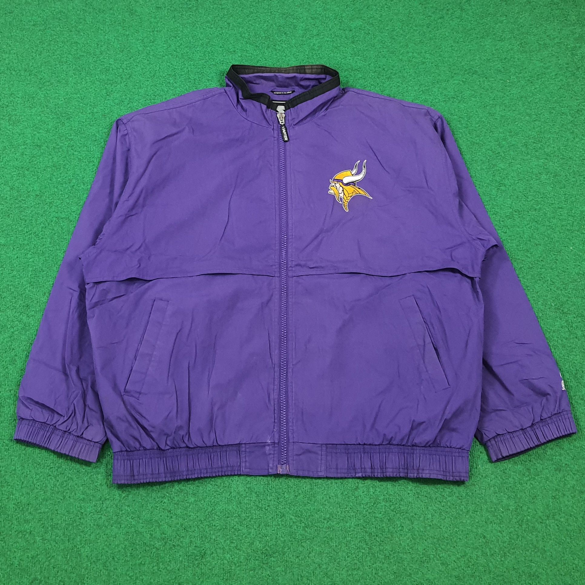 Starter Vintage 90s NFL Starter Minnesota Vikings Jacket C308N1 Size US XXL / EU 58 / 5 - 1 Thumbnail