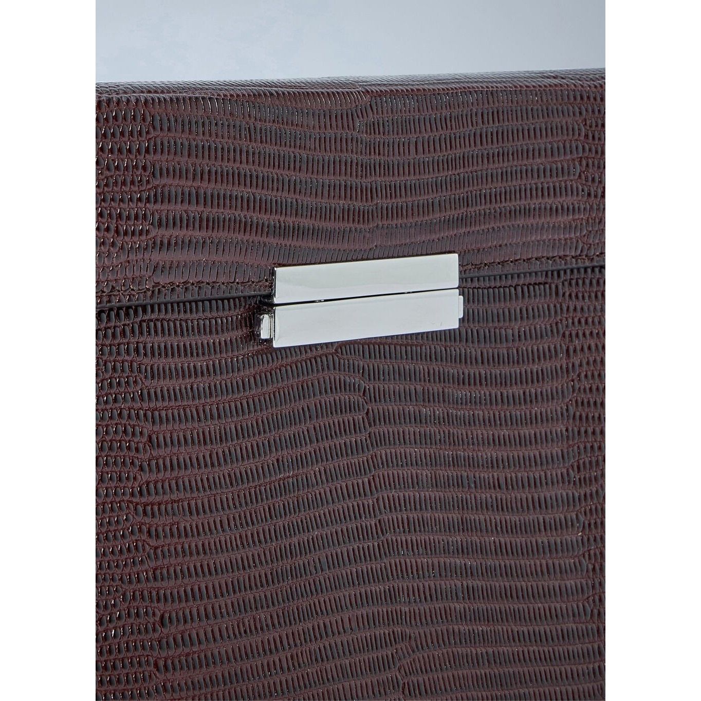 Toteme TOTEME Clip Brown Embossed Leather Shoulder Bag New & Authen Size ONE SIZE - 3 Thumbnail