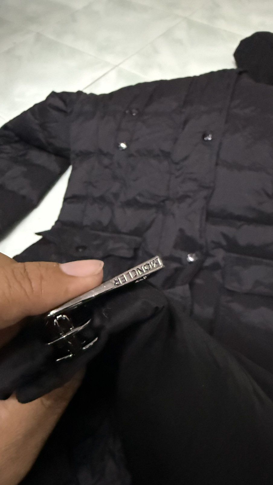 Moncler Moncler Goose Down Jacket Fur Size S / US 4 / IT 40 - 6 Thumbnail