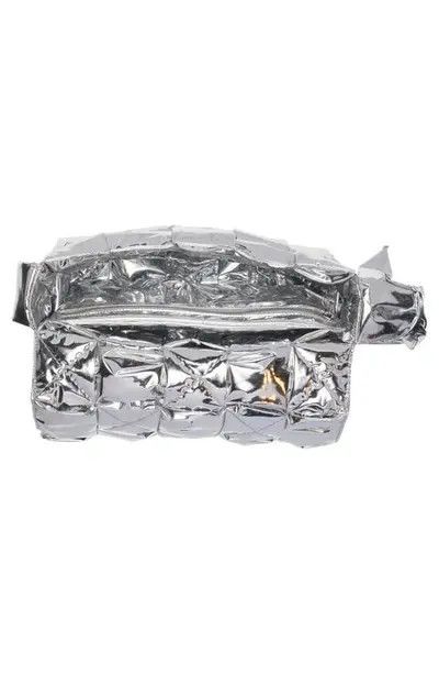 Bottega Veneta o1lf3ng10725 Size: OS / Padded Tech Cassette Bag Silver Size ONE SIZE - 4 Thumbnail