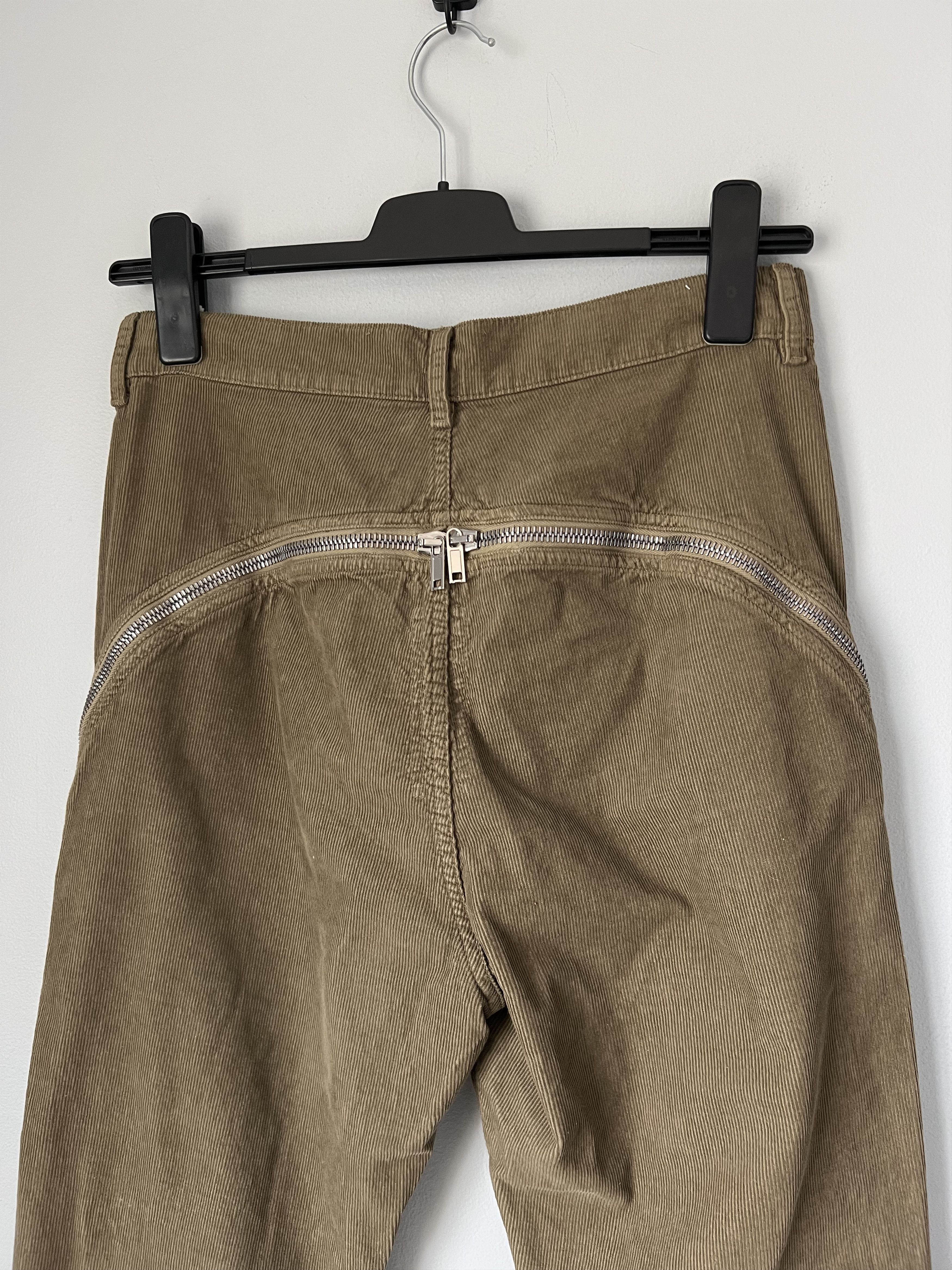 Rick Owens Drkshdw Rick Owens DRKSHDW Corduroy Bolana Banana Pants Size US 29 - 6 Thumbnail