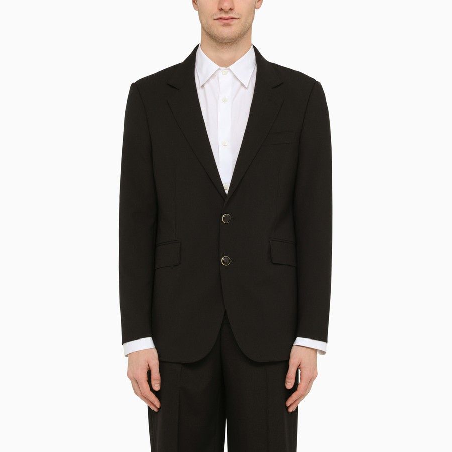 o1d2blof0524 Single-Breasted Jacket in Black