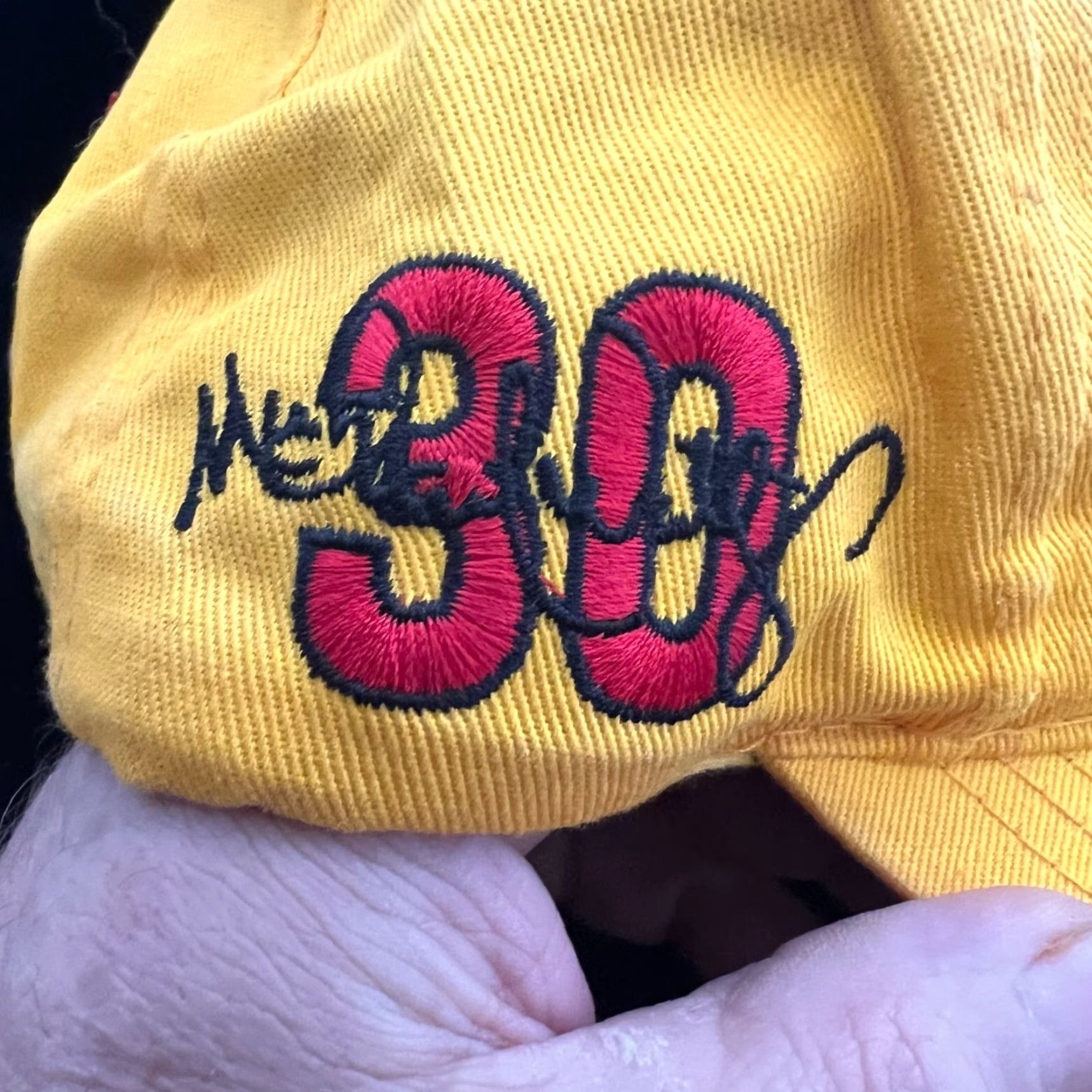 NASCAR VINTAGE Pennzoil Racing Hat Snapback One Size Yellow 80s 90s Classic NASCAR Mens Size ONE SIZE - 4 Thumbnail