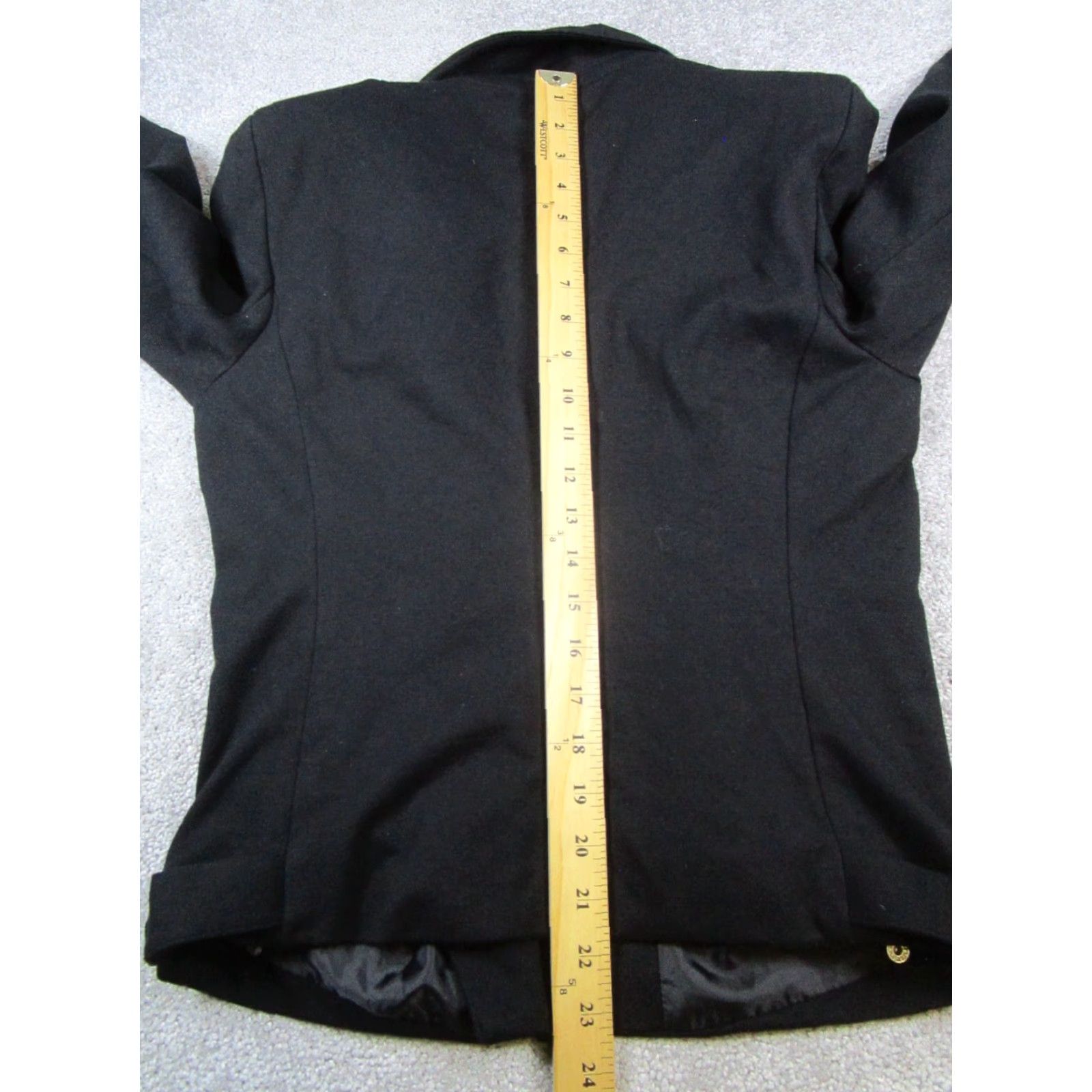 Vintage Harve Benard Jacket Womens Medium Black Full Zip Size M / US 6-8 / IT 42-44 - 7 Thumbnail