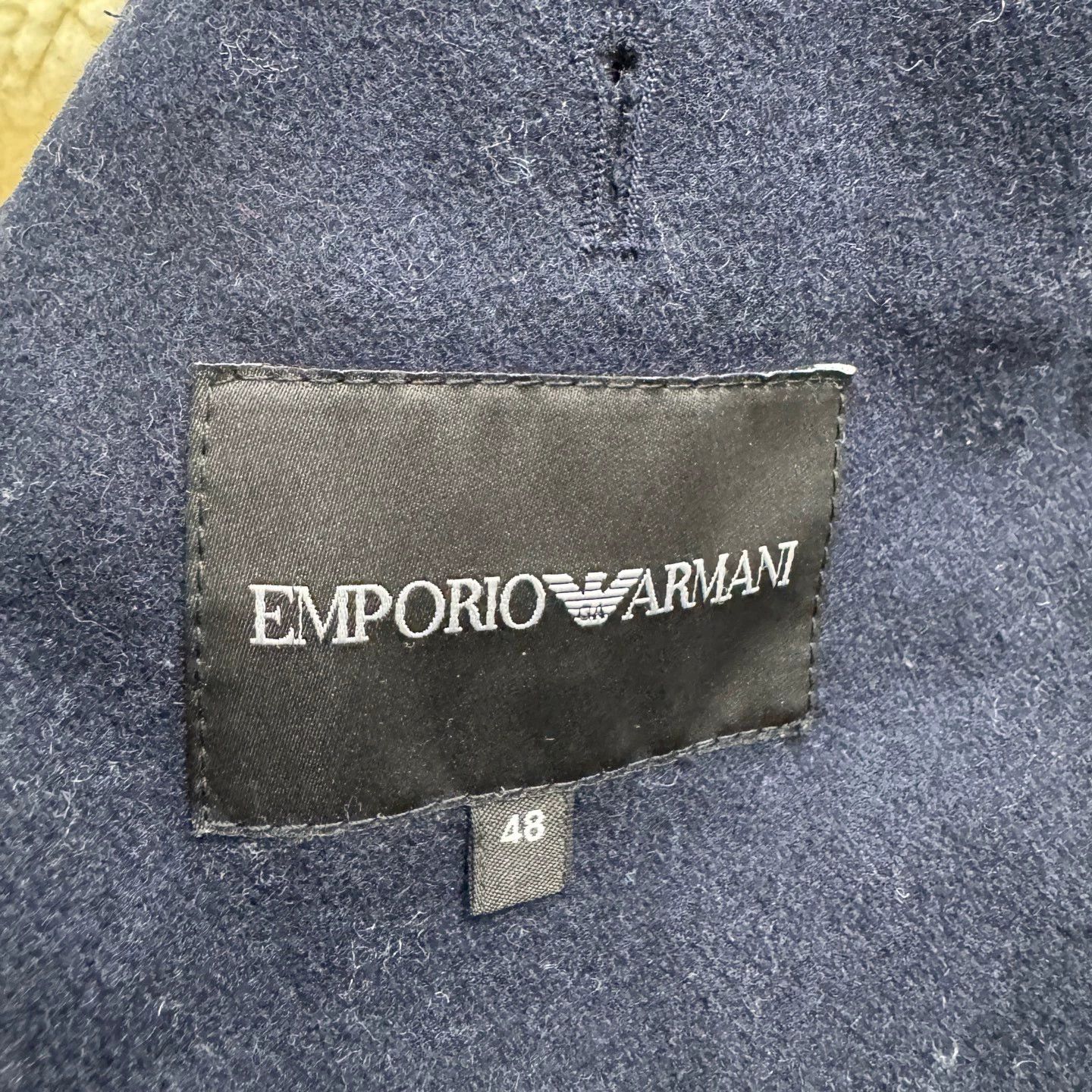Emporio Armani EMPORIO ARMANI 48 Wool Jacket 95 New Size US M / EU 48-50 / 2 - 2 Thumbnail