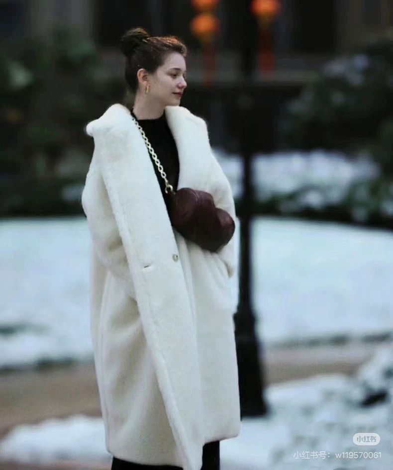 Max Mara MaxmaraWhite Teddy Jacket 2502-Nextarrow Size M / US 6-8 / IT 42-44 - 9 Thumbnail