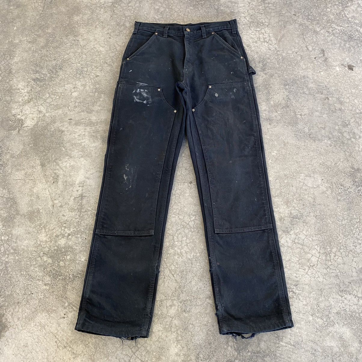 Carhartt Vintage Carhartt Double Knee Blanket Lined Painter Pants Size US 31 - 3 Thumbnail