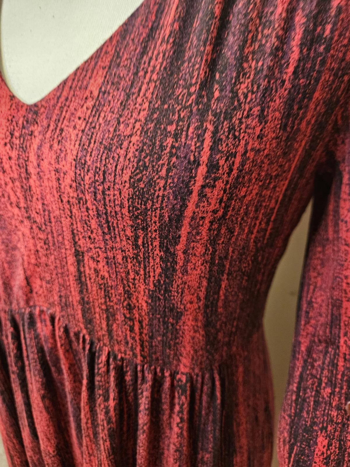Scotch & Soda Soma Soft Red Lounge Wear Dress #408 Size S / US 4 / IT 40 - 4 Thumbnail