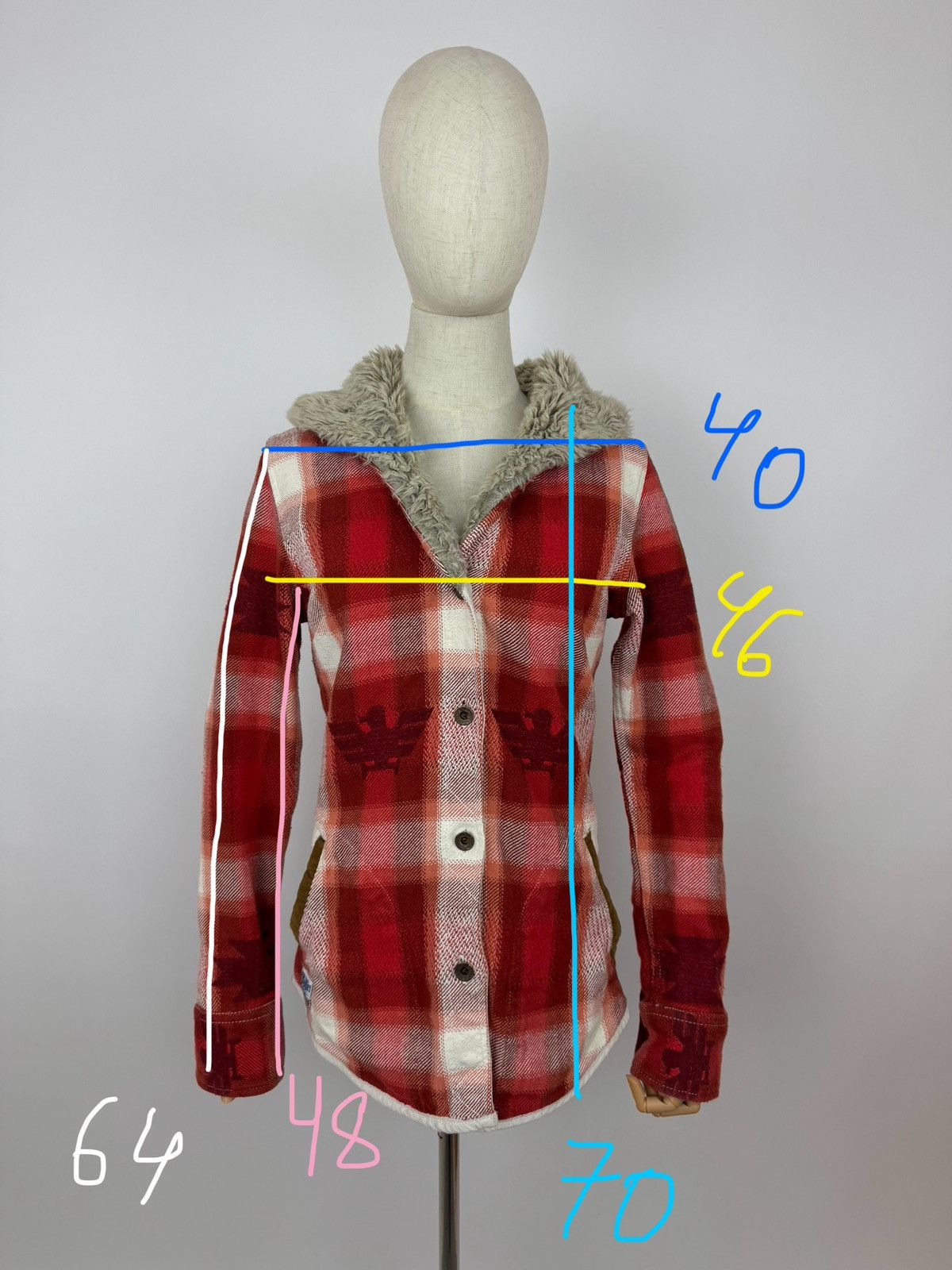 Superdry Superdry Aztec Shirt With Fur Trim Womens Overshirt Size M Size M / US 6-8 / IT 42-44 - 11 Thumbnail