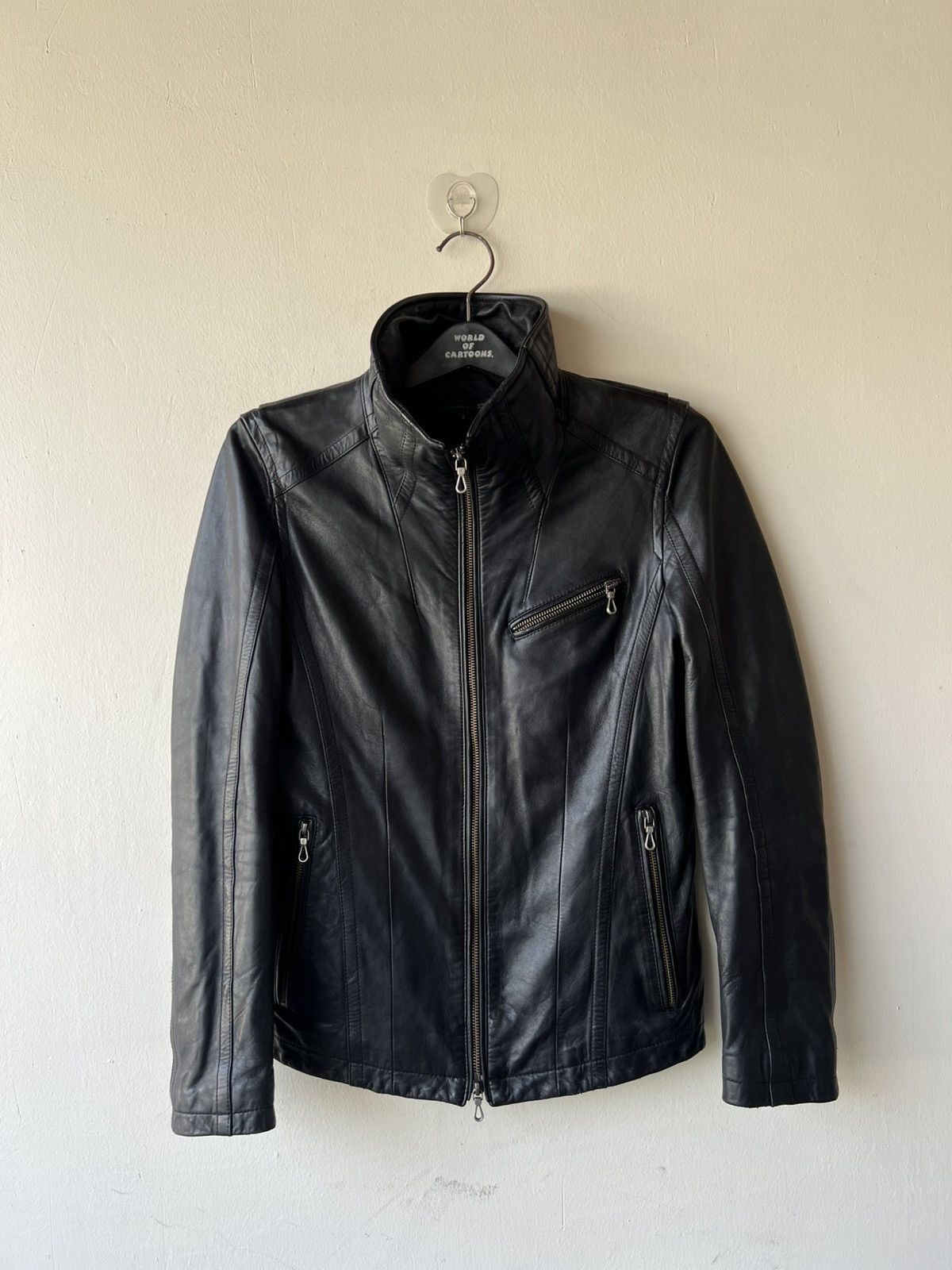 Schlussel Schlussel Japan Patina Sheepskin Leather Jacket Size US S / EU 44-46 / 1 - 2 Thumbnail
