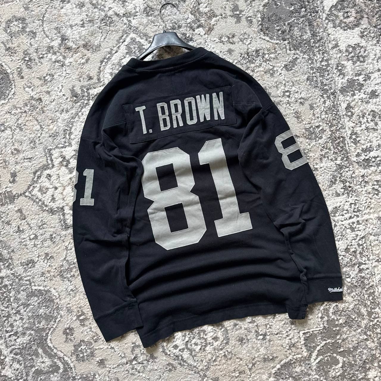 Mitchell & Ness Mitchell Ness LA Raiders T Brown NFL 81 Black Long Sleeve Size US M / EU 48-50 / 2 - 3 Thumbnail