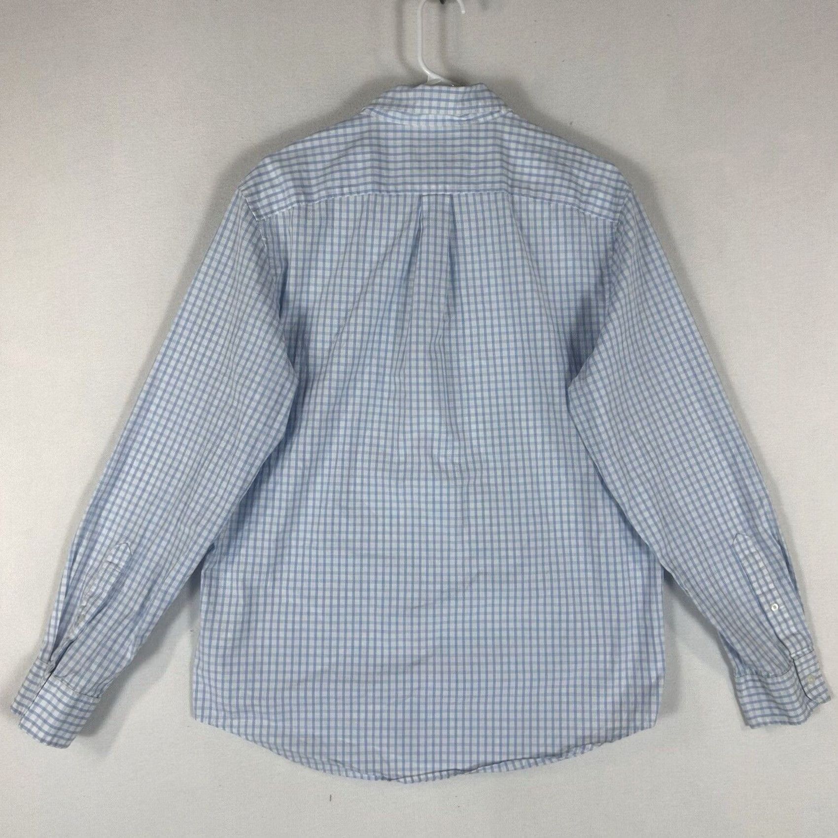 Vineyard Vines Vineyard Vines Murray Shirt Classic Fit Mens M Long Sleeve Button-Down Check Blue L/S Size US M / EU 48-50 / 2 - 5 Thumbnail