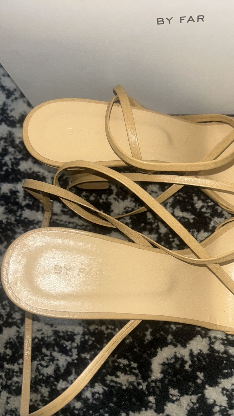 By Far By Far Strappy Curved Heel Sandal size 41 Nude Size US 11 / IT 41 - 5 Thumbnail