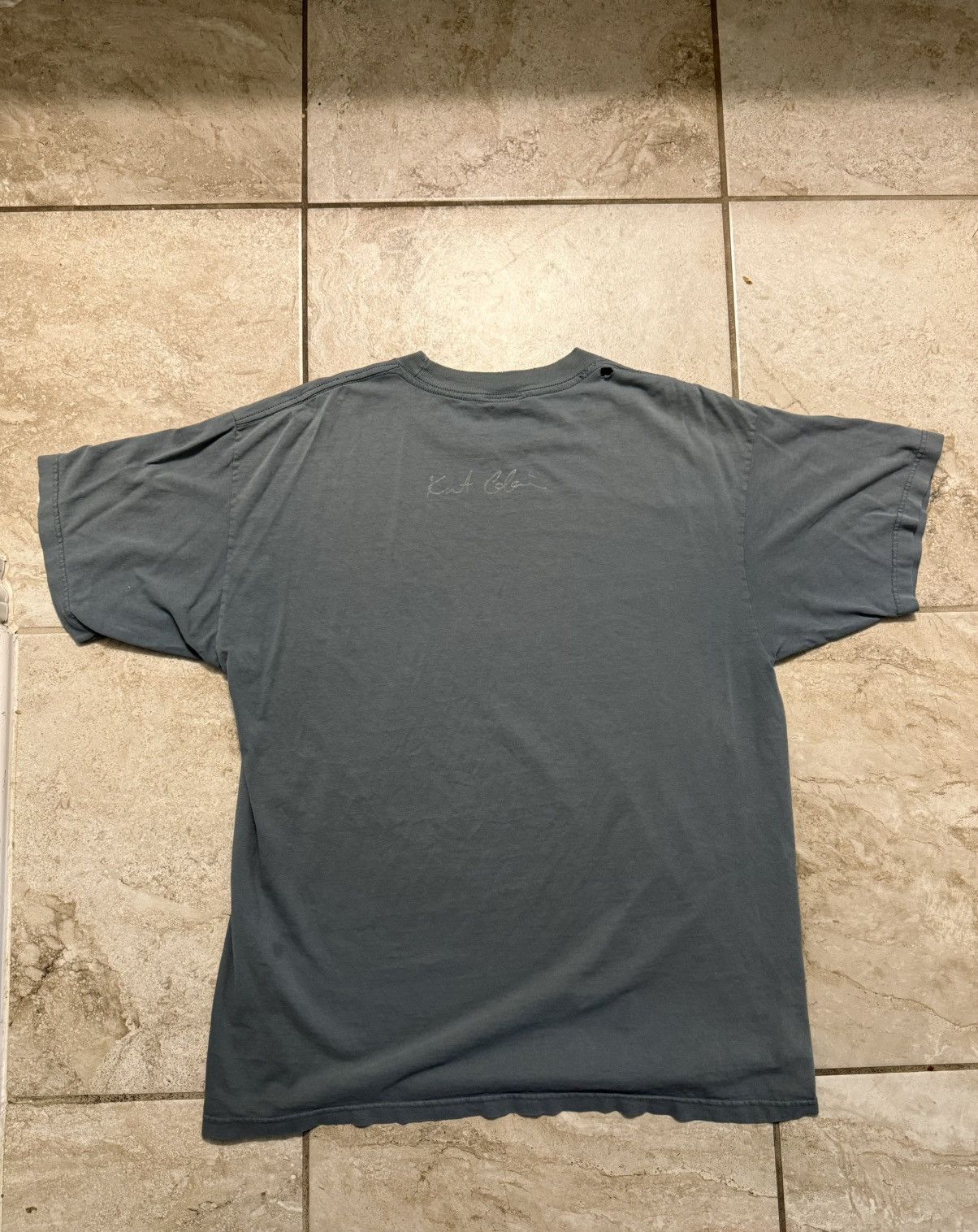Giant 1997 Nirvana "The End of Music" Kurt Cobain t-shirt Size US XL / EU 56 / 4 - 2 Thumbnail