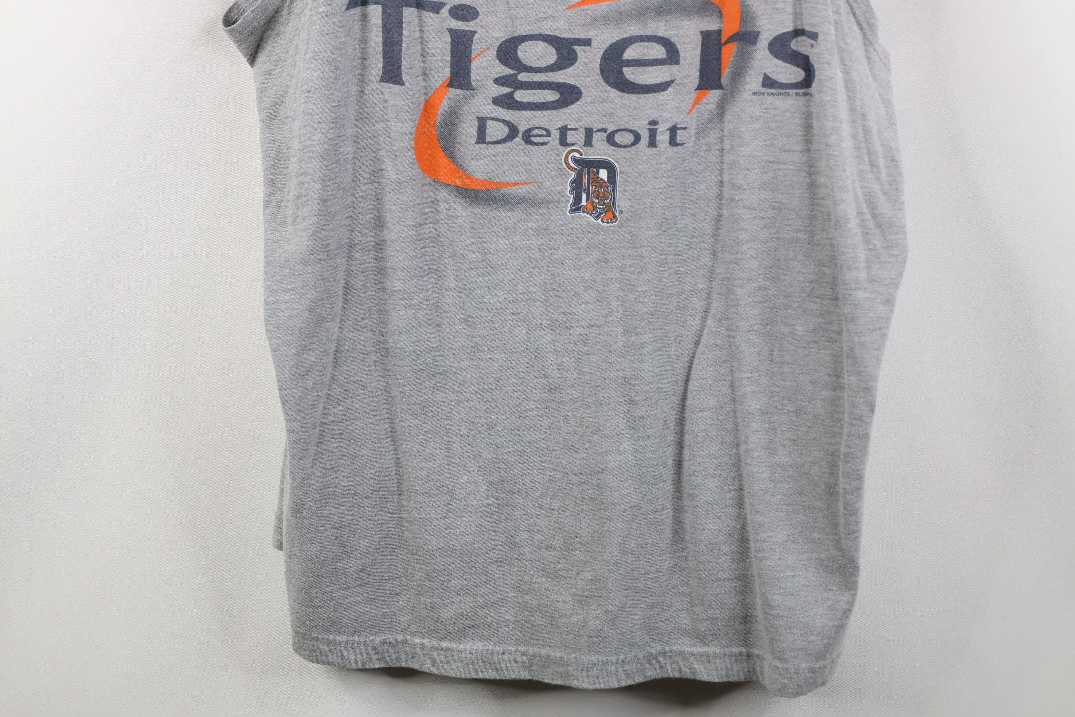 Vintage Vintage 90s Tigers Baseball Tank Top T-Shirt Heather Gray Size US XL / EU 56 / 4 - 3 Thumbnail
