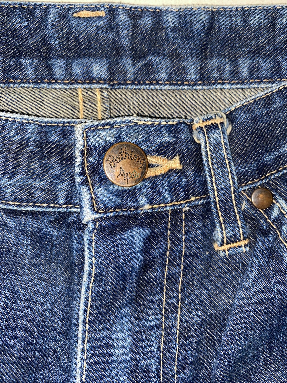 Bape × Vintage Archive Piece A Bathing Ape Selvedge Red Line Jeans Size US 30 / EU 46 - 4 Thumbnail