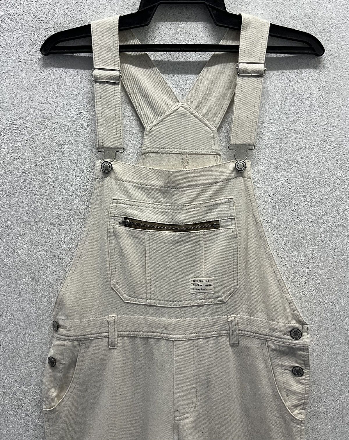 Japanese Brand YOU’LL NEVER FIND A RAINBOW IF YOU’RE LOOKING DOWN OVERALL Size US 34 / EU 50 - 3 Thumbnail