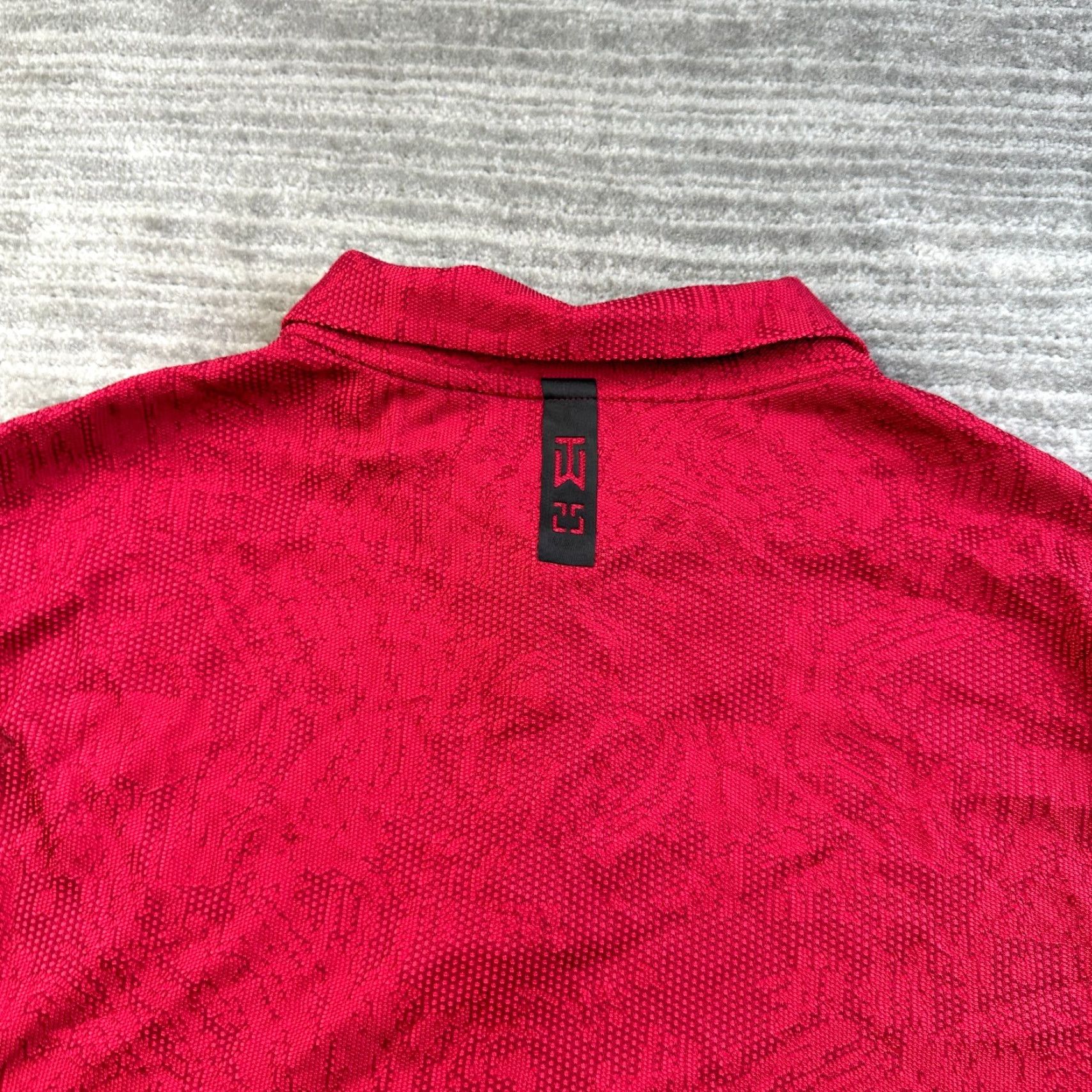 Nike Nike Tiger Woods Polo Shirt Mens Large Red Dri-Fit ADV Short Sleeve Golf Casual Vintage No Size US L / EU 52-54 / 3 - 6 Thumbnail