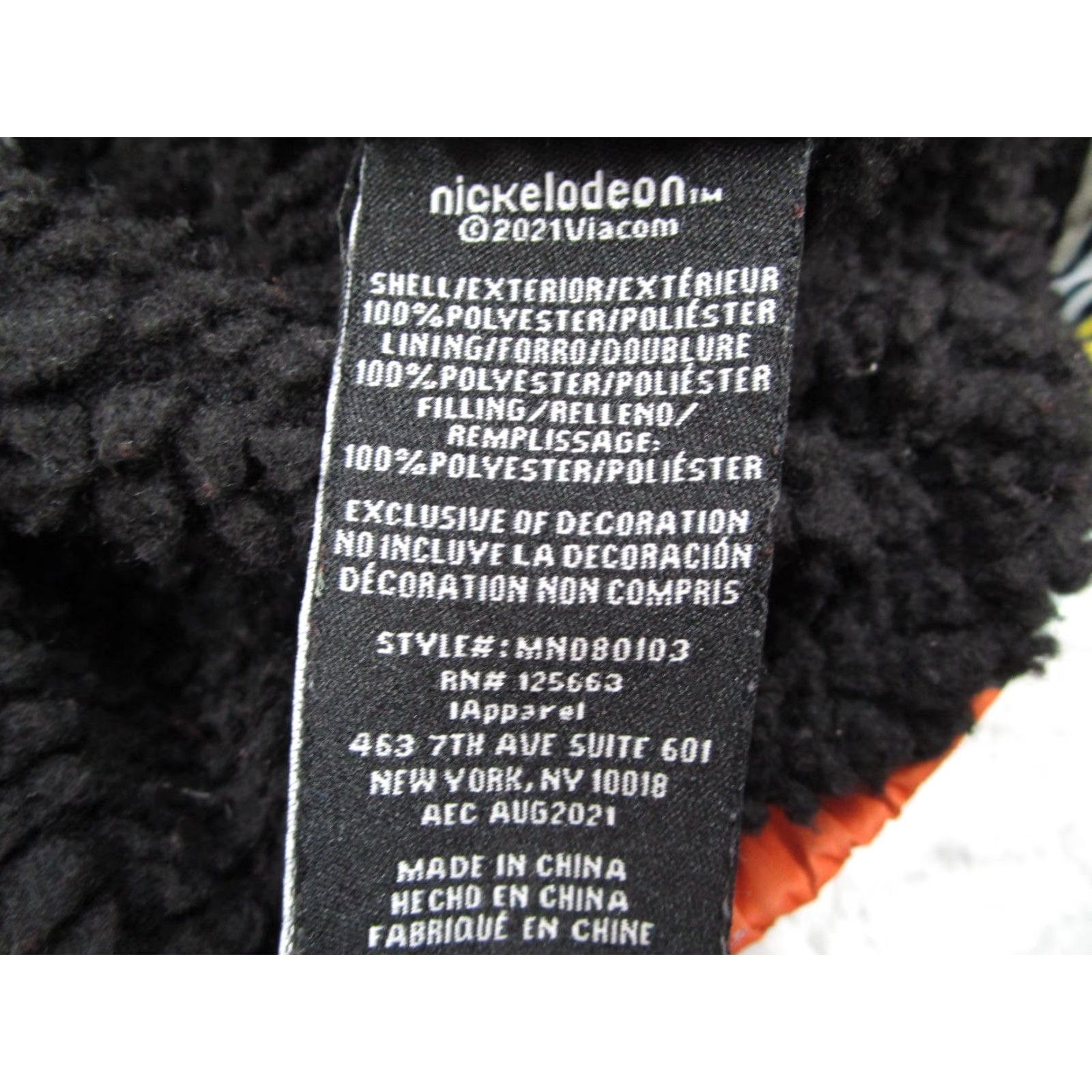 Members Only Members Only Nickelodeon Jacket Mens Medium AOP Cartoon Full Zip Sherpa Lined Size US M / EU 48-50 / 2 - 3 Thumbnail