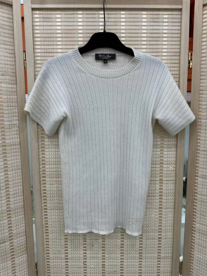Loro Piana Loro Piana Lady cashmere knitted short-sleeve Size XS / US 0-2 / IT 36-38 - 1 Thumbnail