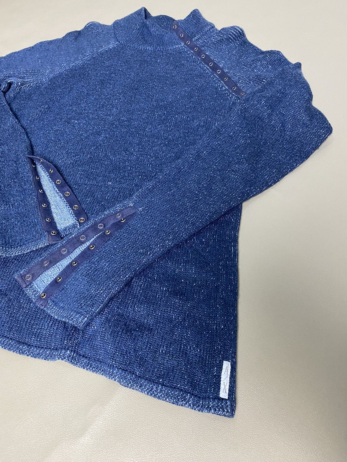 14th Addiction × Armani Exchange × If Six Was Nine Armamani Exchange Asymmetrical Button Wool Longsleeve Size US L / EU 52-54 / 3 - 8 Thumbnail