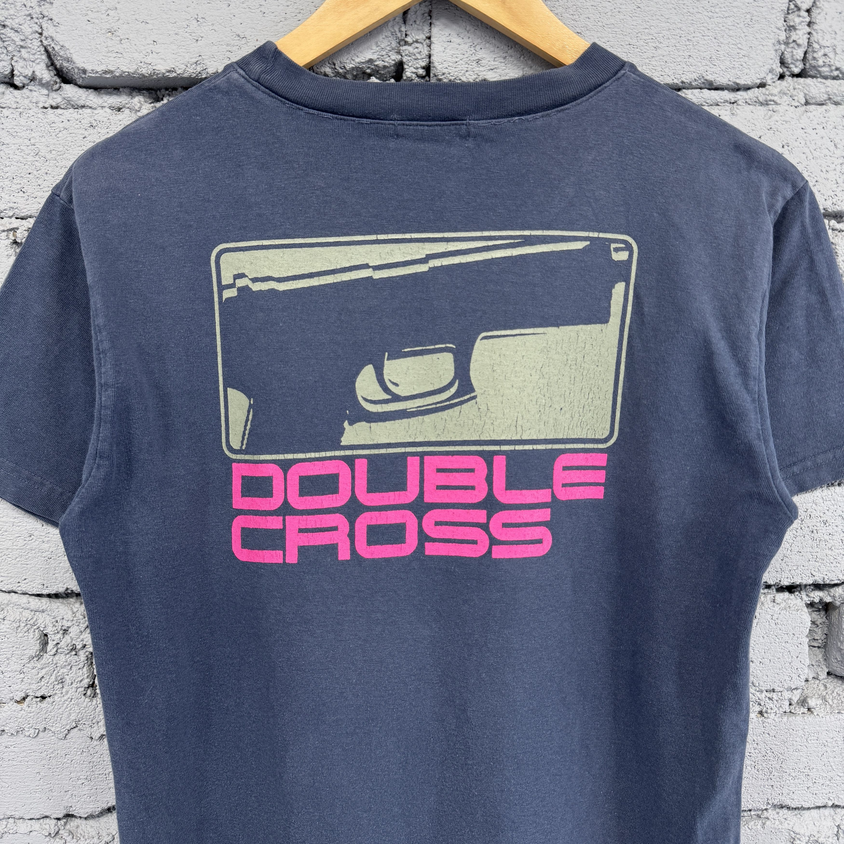 Japanese Brand Rare Vintage Double Cross Glock Big Logo Tshirt Size US S / EU 44-46 / 1 - 5 Thumbnail