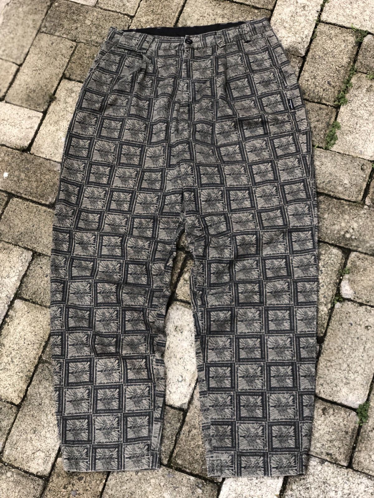 image of Police Full Print Pants in Green, Men's (Size 31)