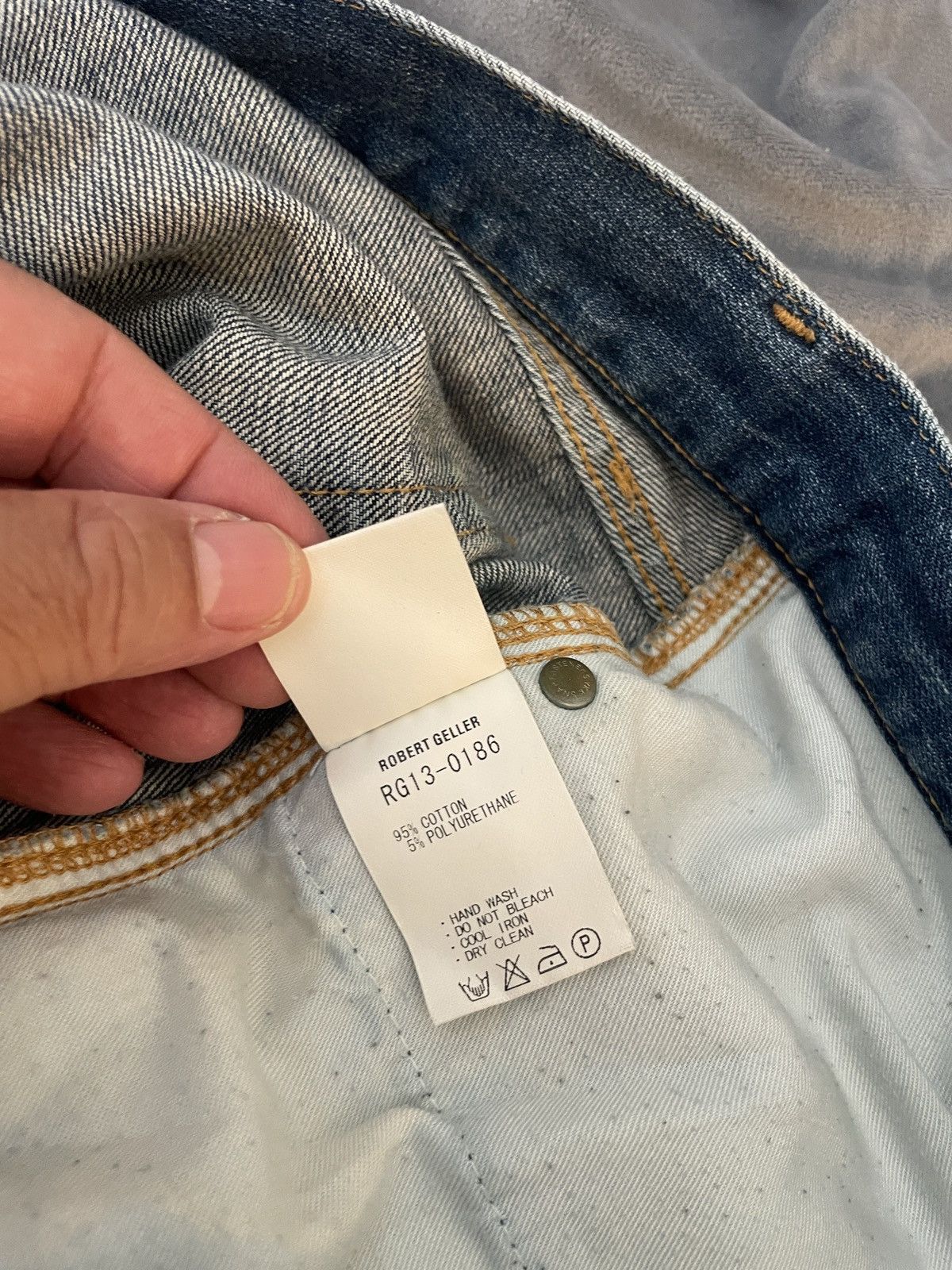 Robert Geller Distressed torn Cropped Jeans Size US 34 / EU 50 - 11 Thumbnail