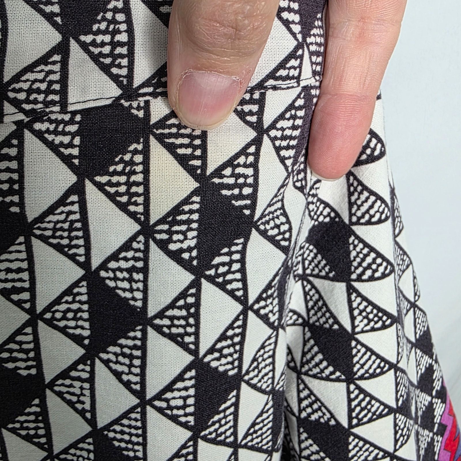 Wrangler Vintage Wrangler Cowboy Cut Black & White Aztec Shirt Size US M / EU 48-50 / 2 - 15 Thumbnail