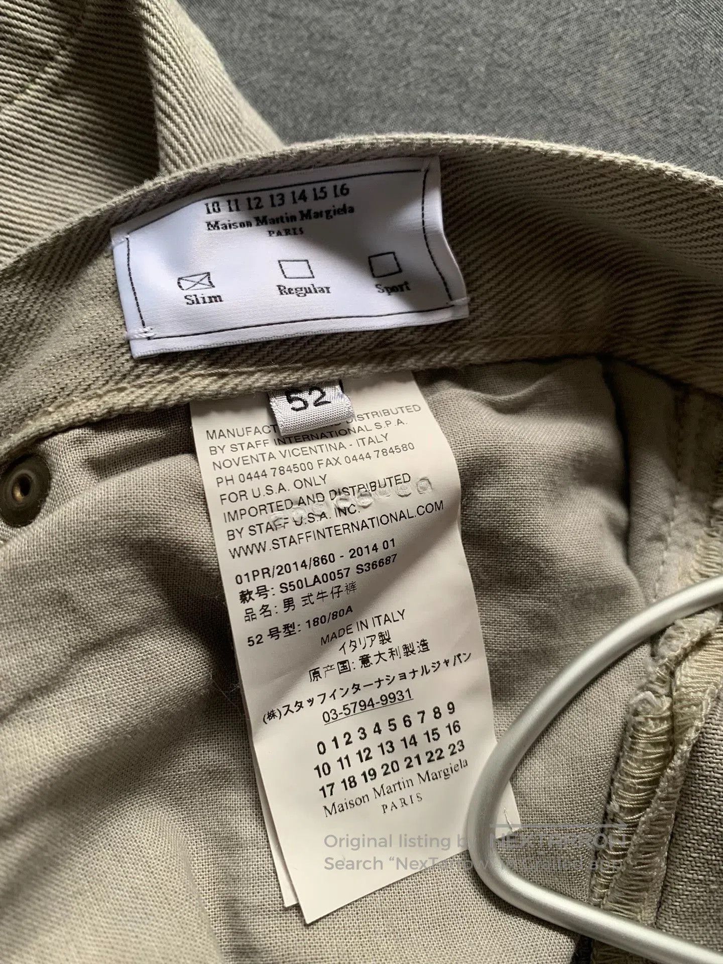 Maison Margiela Maison Margiela Twill Cotton Jeans. Size US 35 - 6 Thumbnail