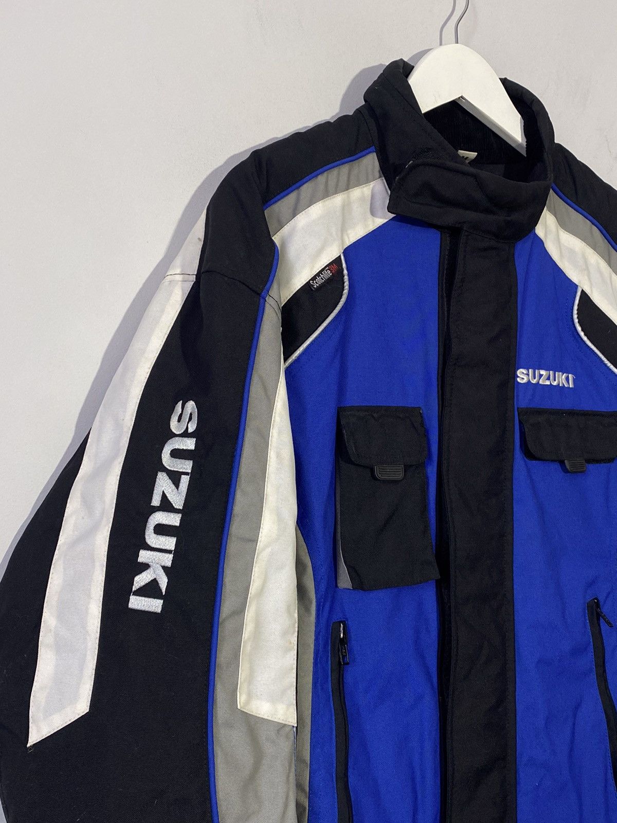 Japanese Brand 🔥 00s SUZUKI MOTORCYCLE RIDING JACKET Y2K BIKER STYLE RACING Size US S / EU 44-46 / 1 - 6 Thumbnail