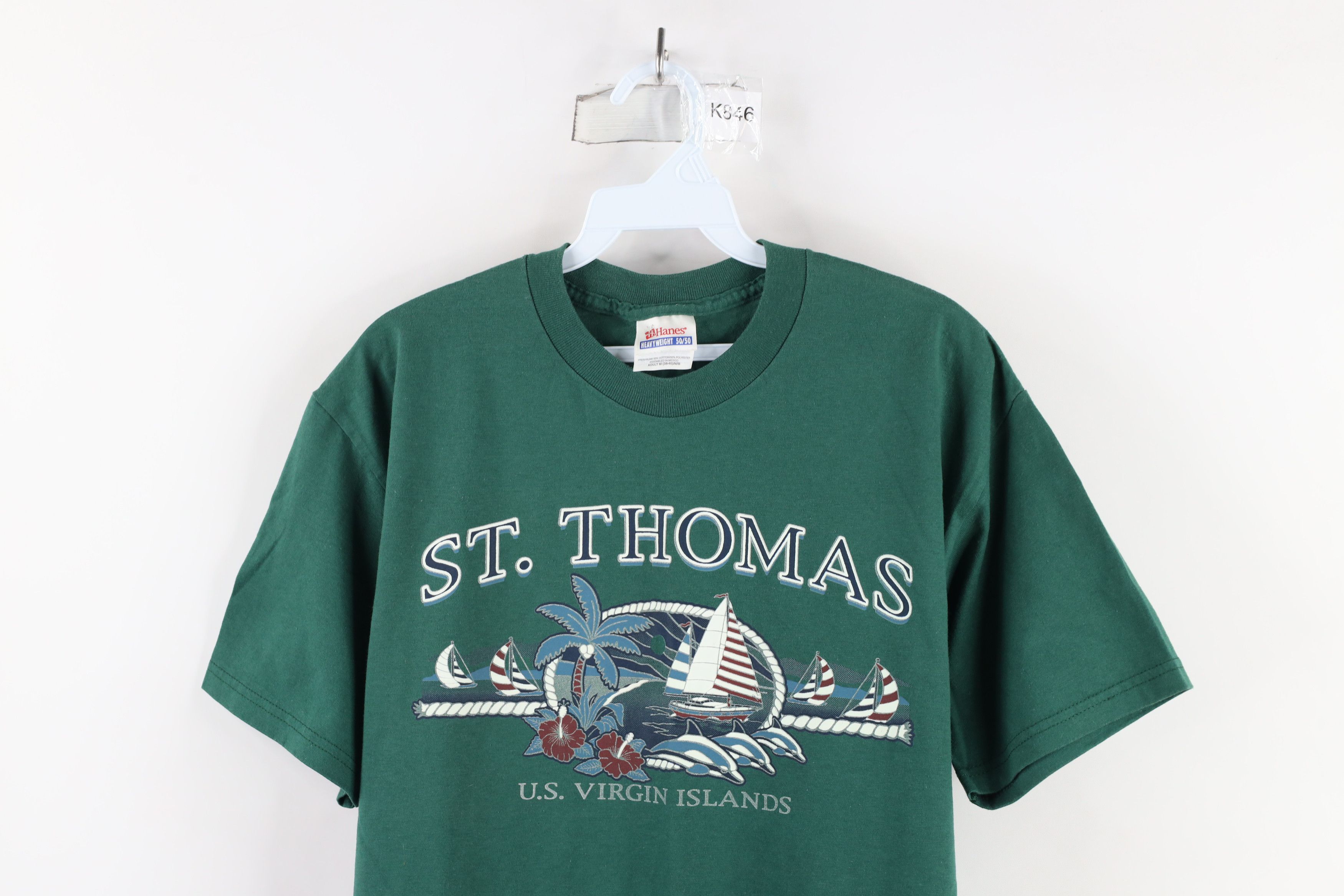 Vintage Vintage 90s Streetwear St Thomas US Virgin Islands T-Shirt Size US M / EU 48-50 / 2 - 2 Thumbnail