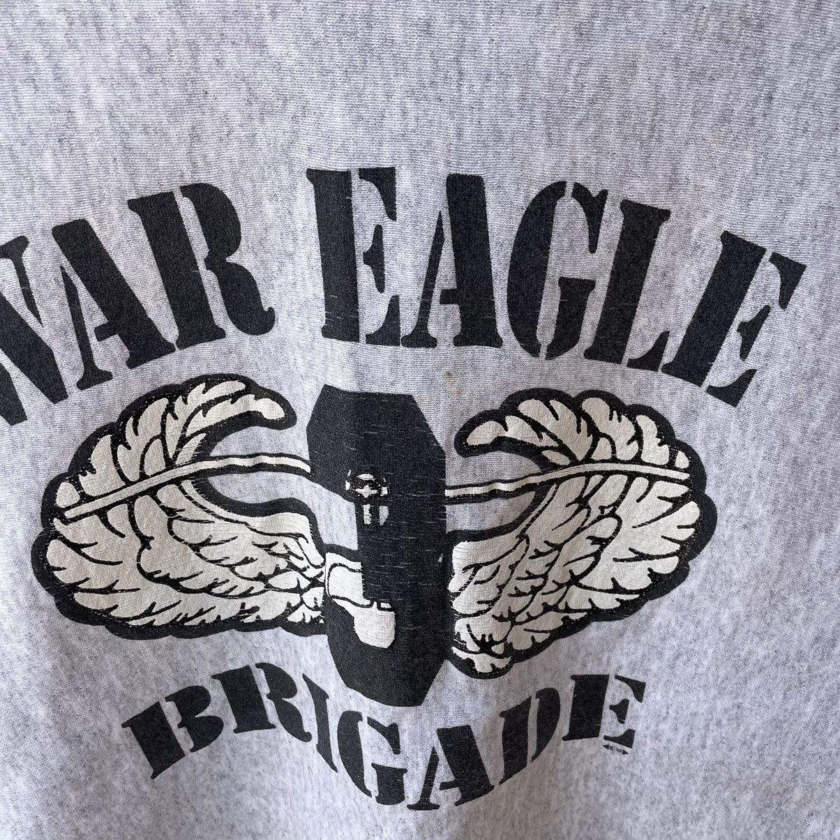 Vintage 🔥Vintage War Eagle Brigade Big Logo Distress Sweatshirts Size US M / EU 48-50 / 2 - 5 Thumbnail