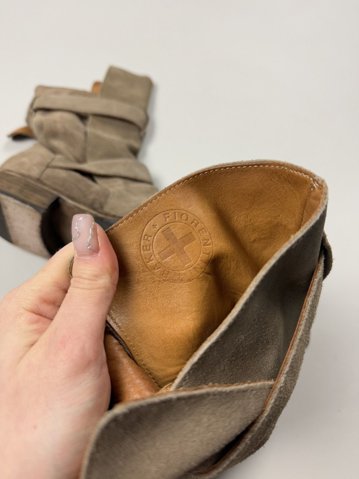 Fiorentini + Baker Florentini + Baker Ladies Avant-garde Suede Boots Shoes Size US 9 / IT 39 - 18 Thumbnail