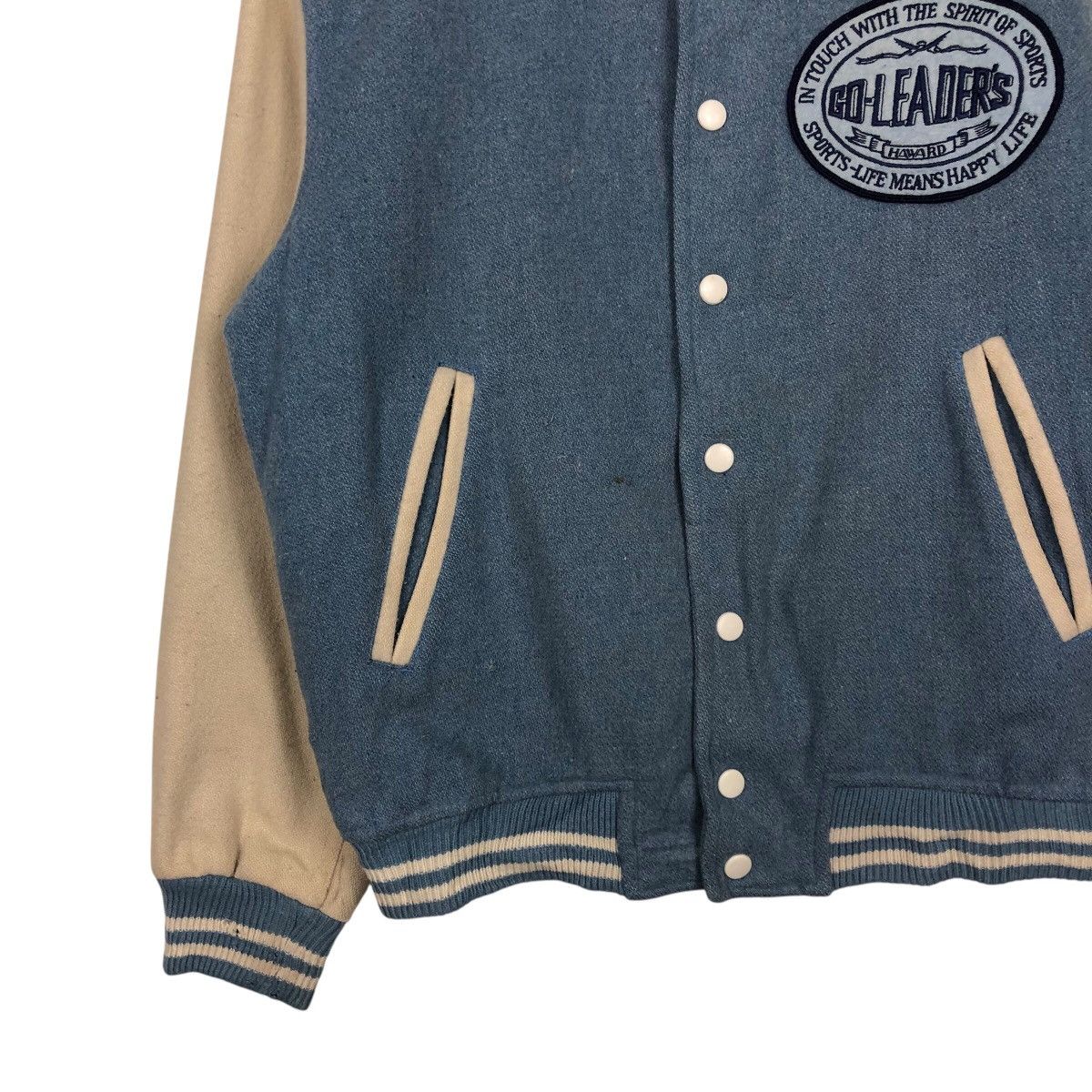 Japanese Brand × Vintage 📌Vintage Jumper Varsity Jacket Go Leaders Haward Big Logo Size US M / EU 48-50 / 2 - 5 Thumbnail