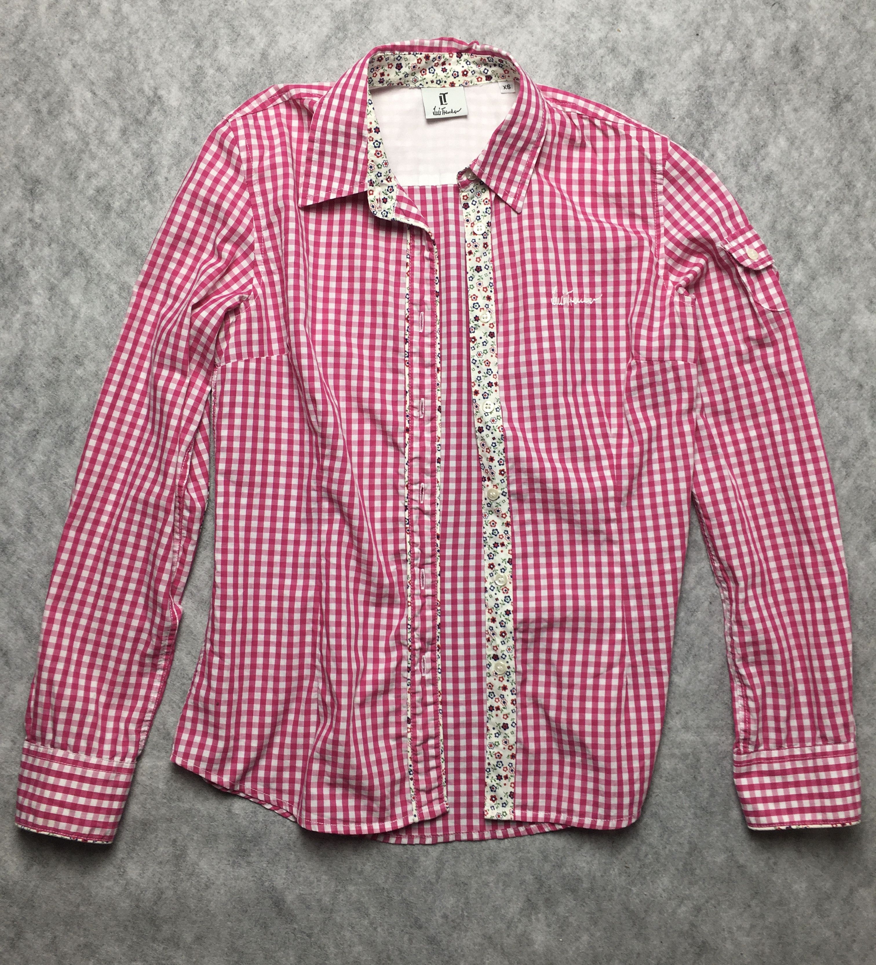 Other Luis Trenker Austrian Checked Shirt Blouse Size XS Size XS / US 0-2 / IT 36-38 - 5 Thumbnail