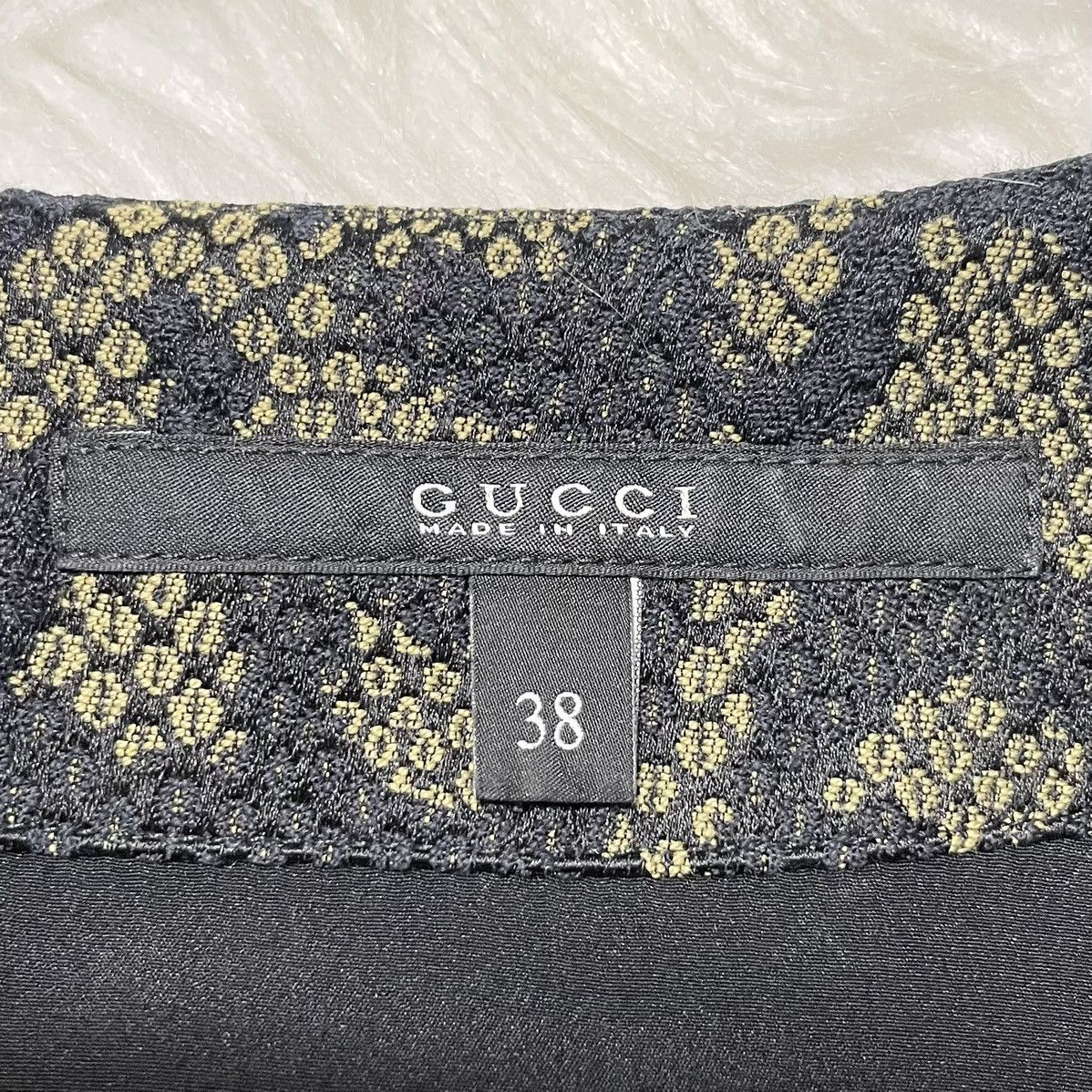 Gucci Gucci python pattern art design 5/8 sleeve dress 38 GUCCI Size XS / US 0-2 / IT 36-38 - 2 Thumbnail
