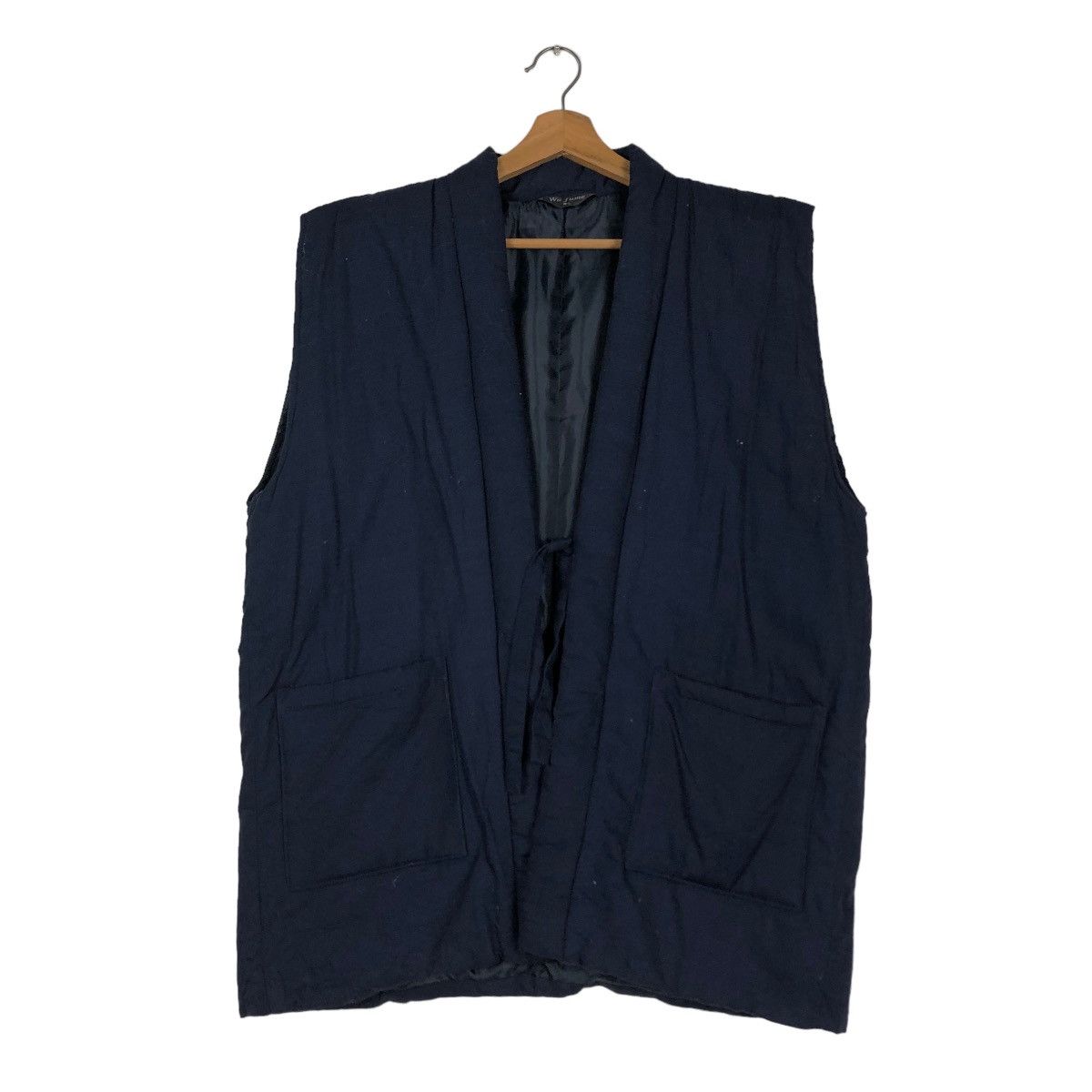 Japanese Brand 📌VINTAGE WA FUME VEST SLEEVE LESS FISH KOIL BIG LOGO Size US L / EU 52-54 / 3 - 5 Thumbnail