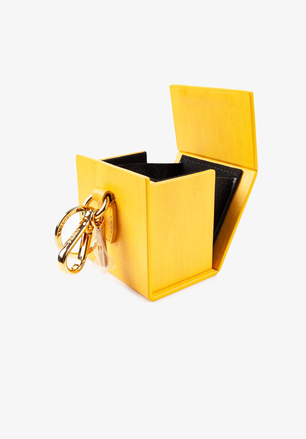 Fendi New Fendi Leather Box Key Chain Women Bag, One Size, S1158 Size ONE SIZE - 4 Thumbnail