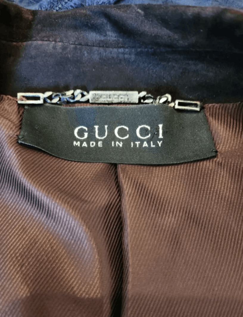 Gucci × Tom Ford Gucci Jacket Leather Coat Bike Biker Blazer Vintage EX0005 Size S / US 4 / IT 40 - 8 Thumbnail