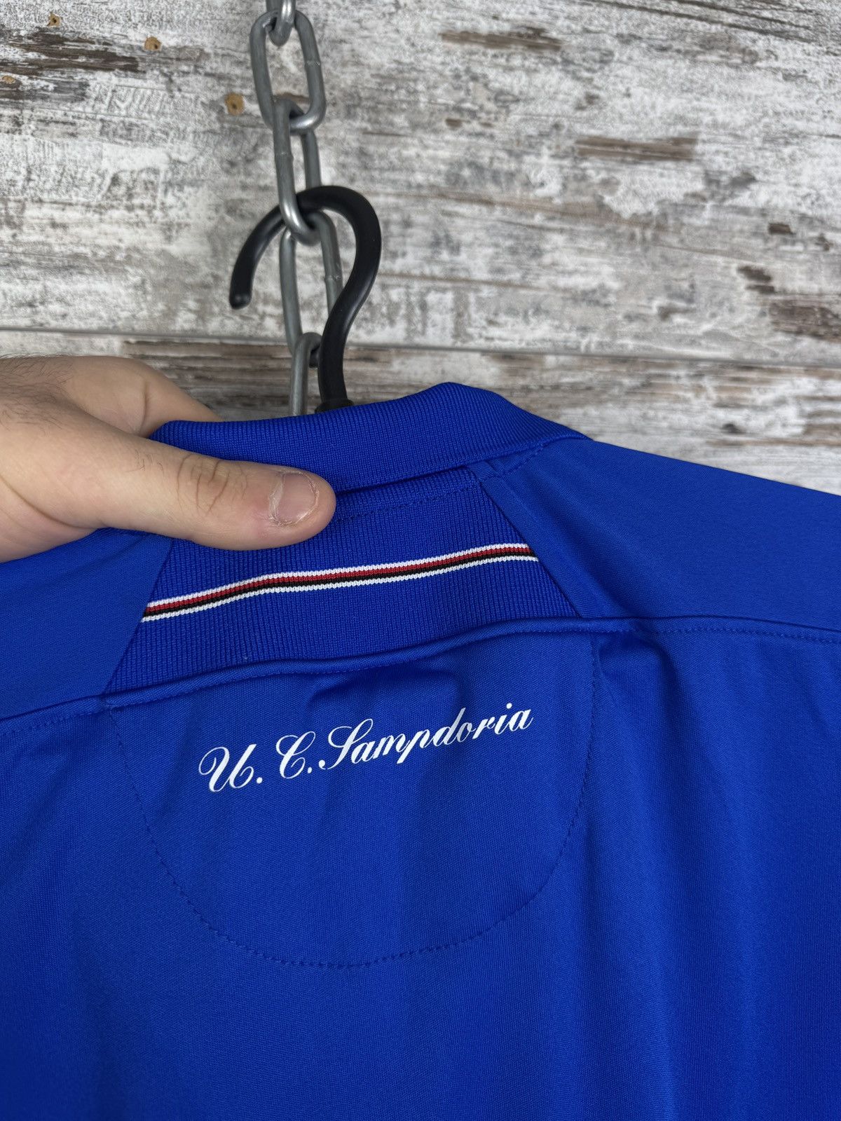 Joma Joma Sampdoria Mens SS Home Shirt soccer jersey T-shirt Size US M / EU 48-50 / 2 - 11 Thumbnail