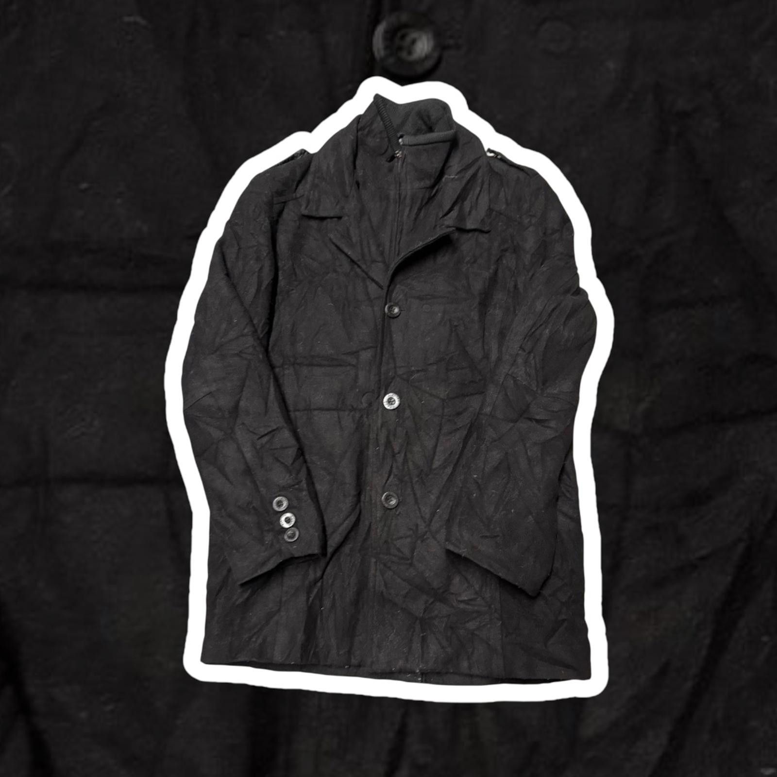 Gant Stylish Black Crinkle Coat by Gants Size US M / EU 48-50 / 2 - 1 Thumbnail