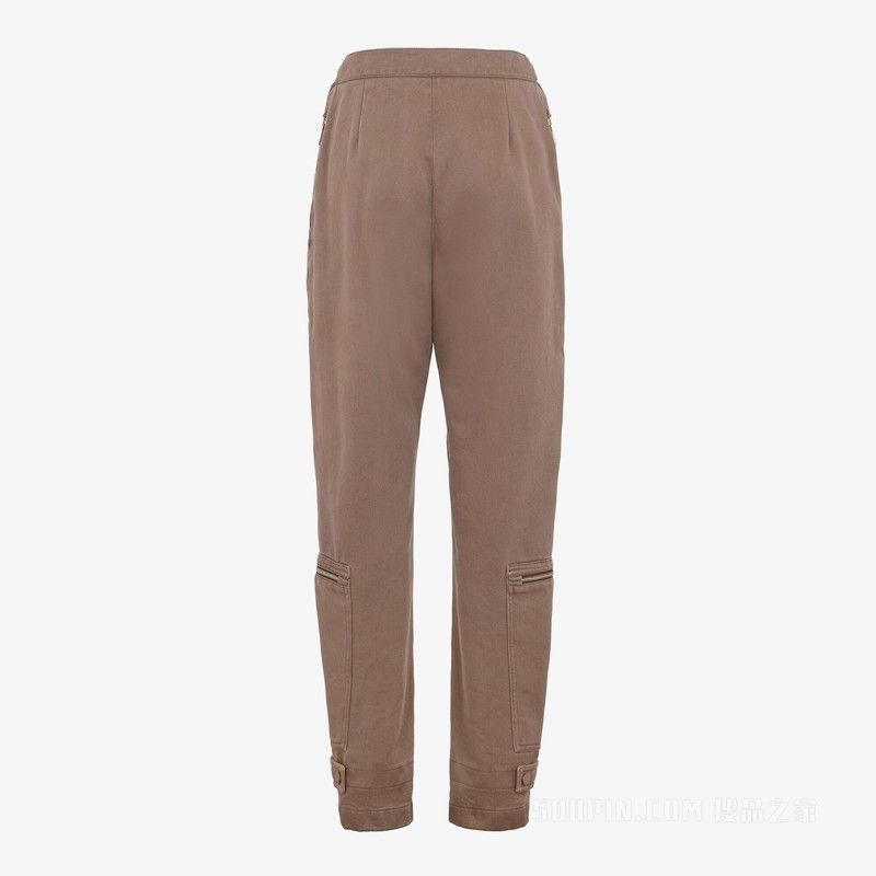 Fendi o1loc1c0824 Trousers in Brown Size 27" / US 4 / IT 40 - 2 Thumbnail