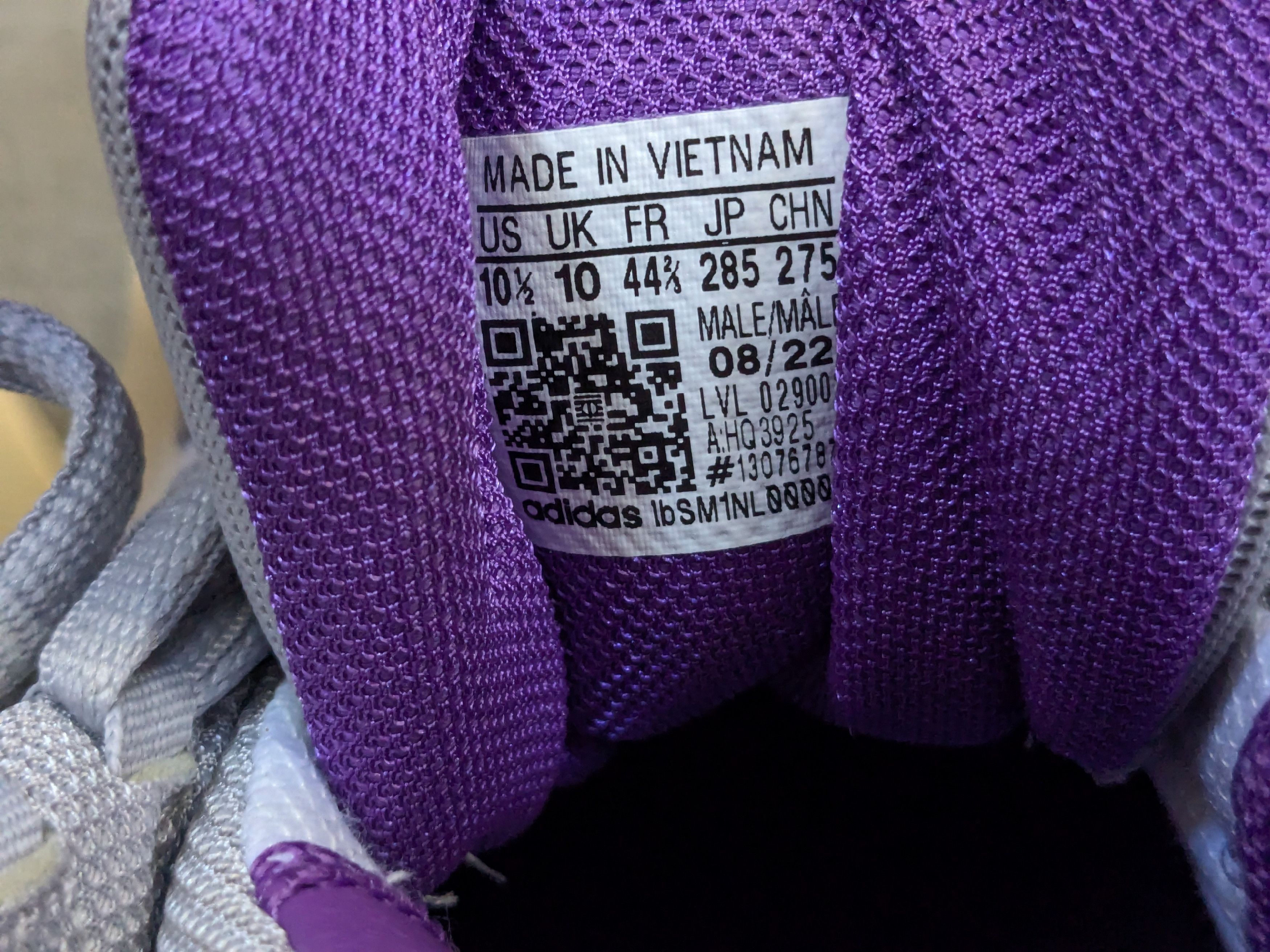 Adidas Adidas Crazy 1 Cream Purple 10.5 Size US 10.5 / EU 43-44 - 8 Thumbnail