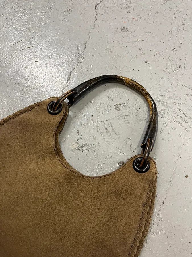 Gucci Gucci Suede Camel Hobo Bag Size ONE SIZE - 3 Thumbnail