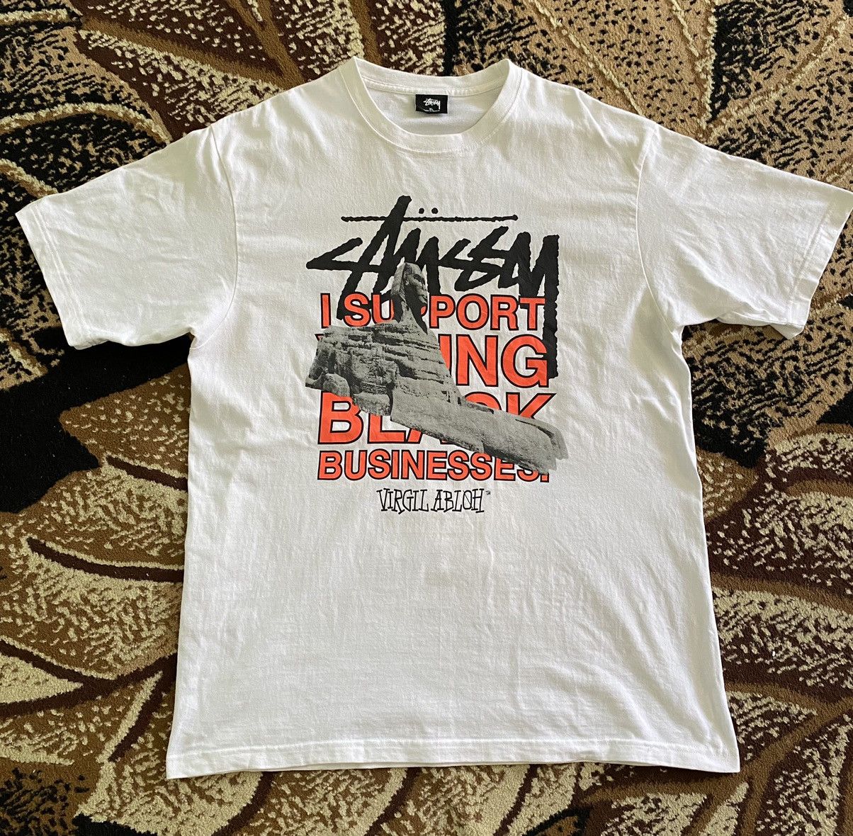 image of Stussy X Offwhite, Men's (Size XL)