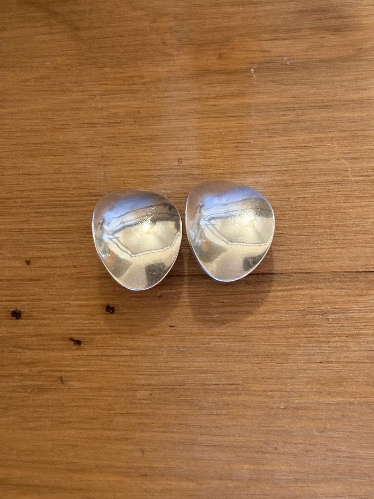 Vintage Jondell Modernist Sterling Silver Clip-On Earrings Size ONE SIZE - 2 Thumbnail