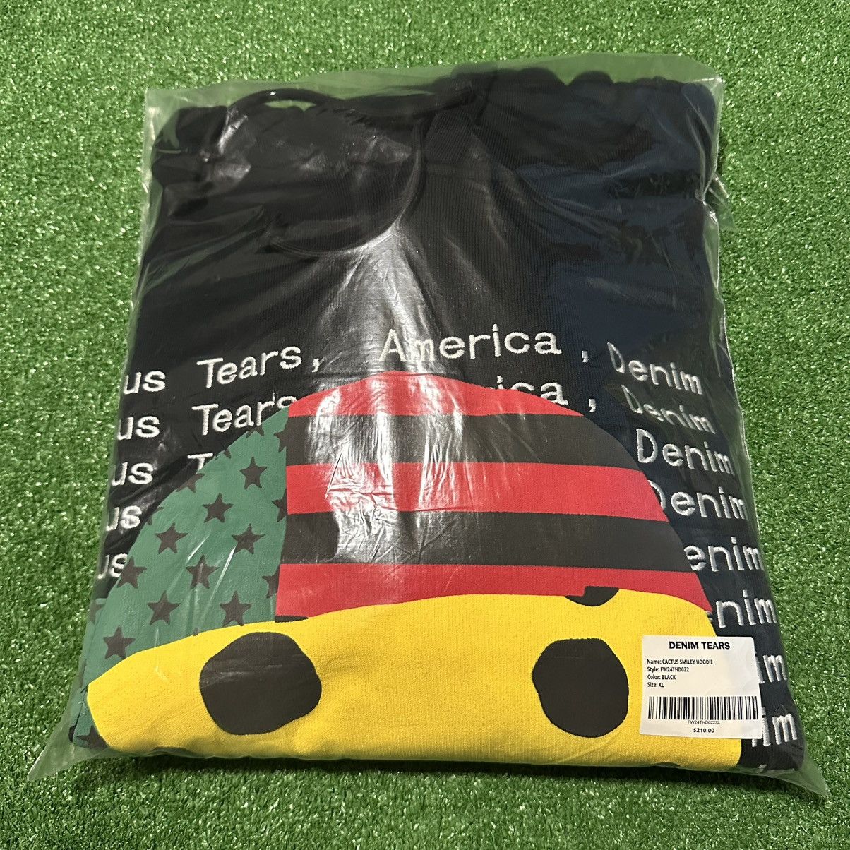 Cactus Plant Flea Market × DENIM TEARS Denim Tears Cactus Tears Hoodie Black Size US XL / EU 56 / 4 - 13 Thumbnail